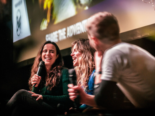 People at Kendal Mountain Literary Festival