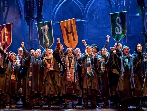 A performance of Harry Potter and the Cursed Child on stage in London