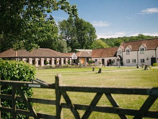 Exterior shot of a country estate