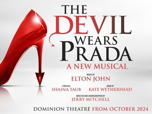 A promo artwork for The Devil Wears Prada musical in London
