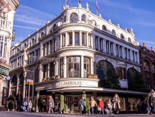 An outside view of Jarrolds Independent Department Store in Norwich