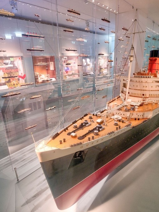 Model of the Titanic at SeaCity Museum